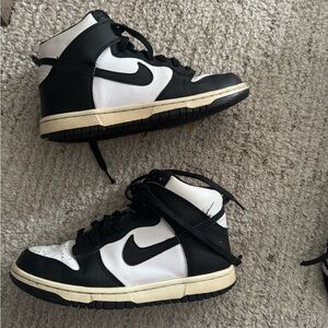 Nike panda high top youth size 5y